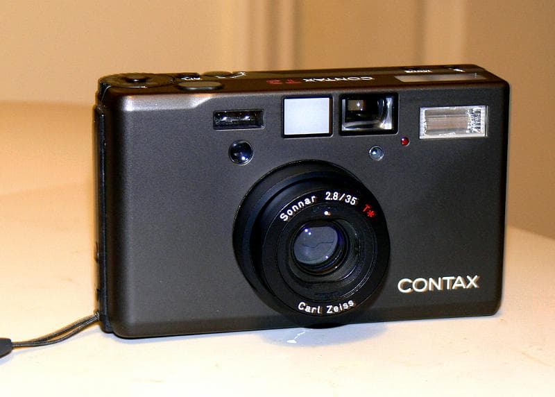 Contax T3 Gold (2003) — compact-35mm film camera