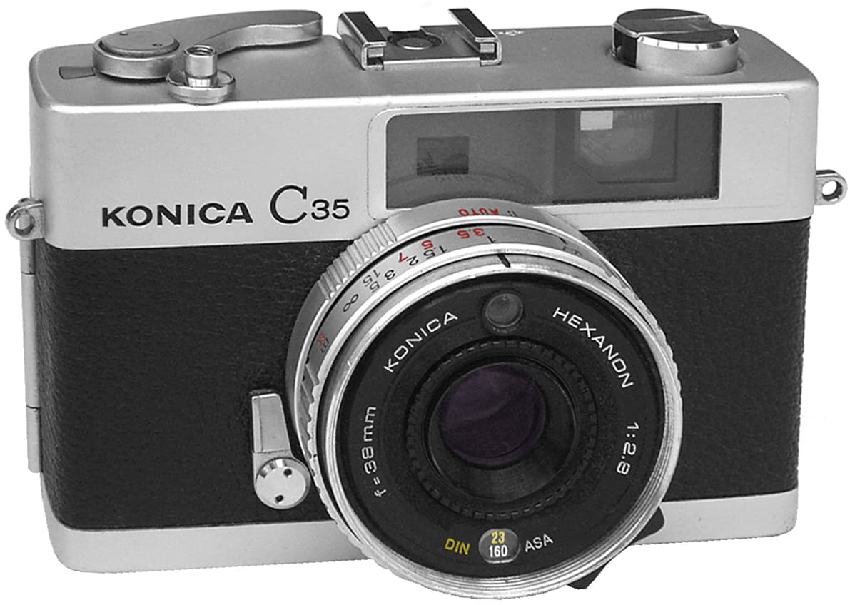 Konica C35 MF (1979) — compact-35mm film camera