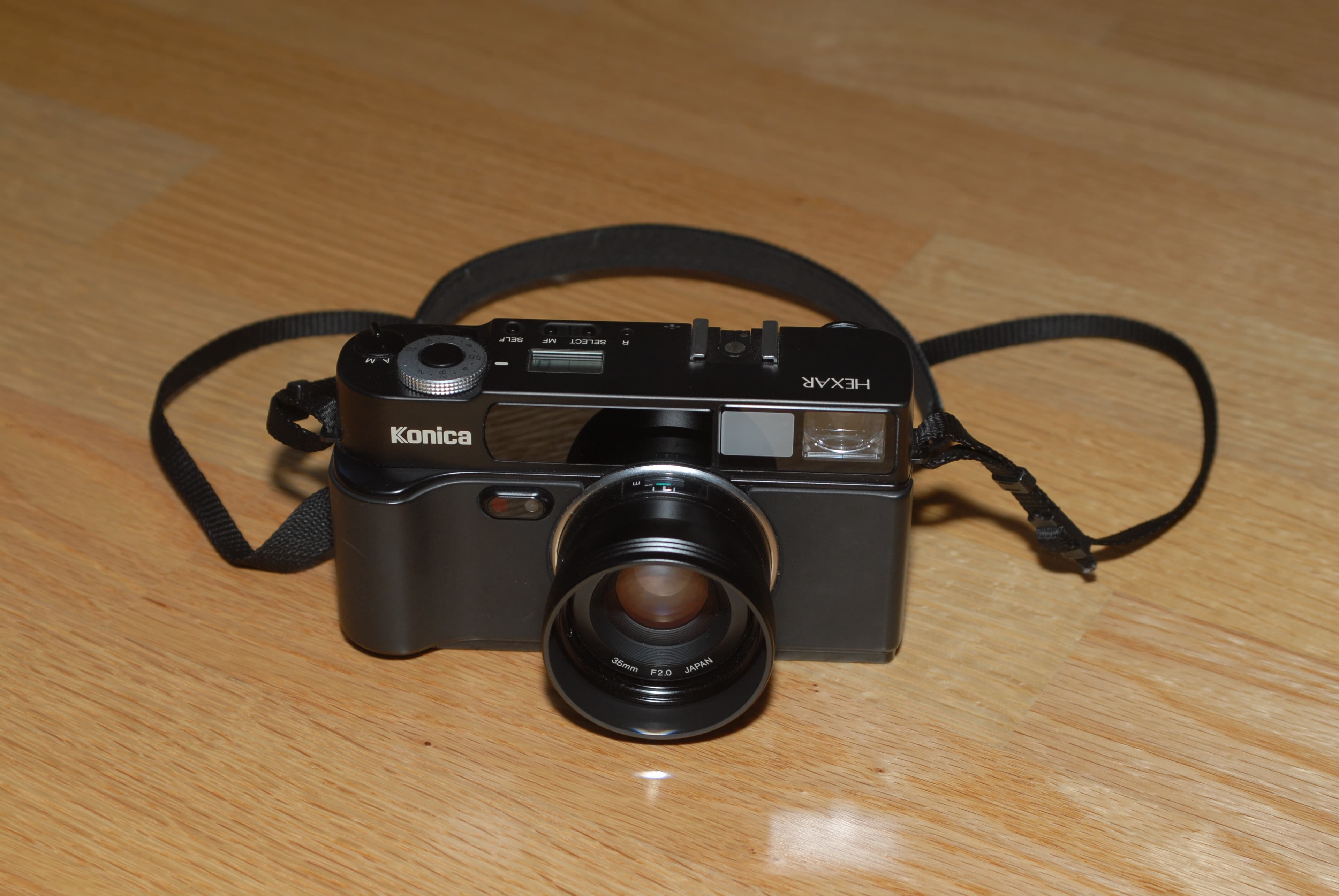Konica Hexar AF (1993) — compact-35mm film camera