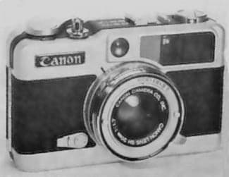 Canon Demi EE17 (1966) — half-frame film camera