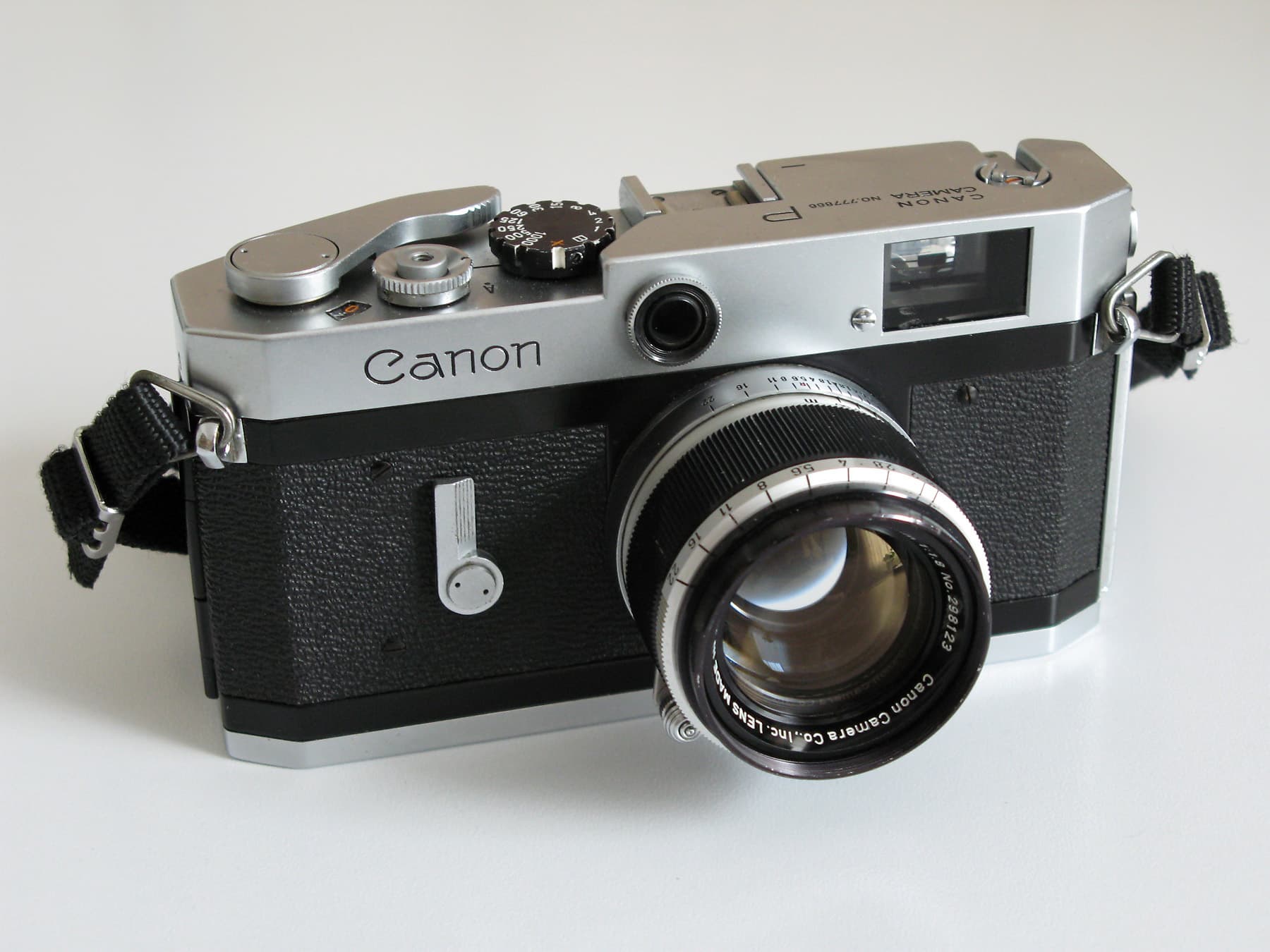 Canon P (1959) — rangefinder-35mm film camera
