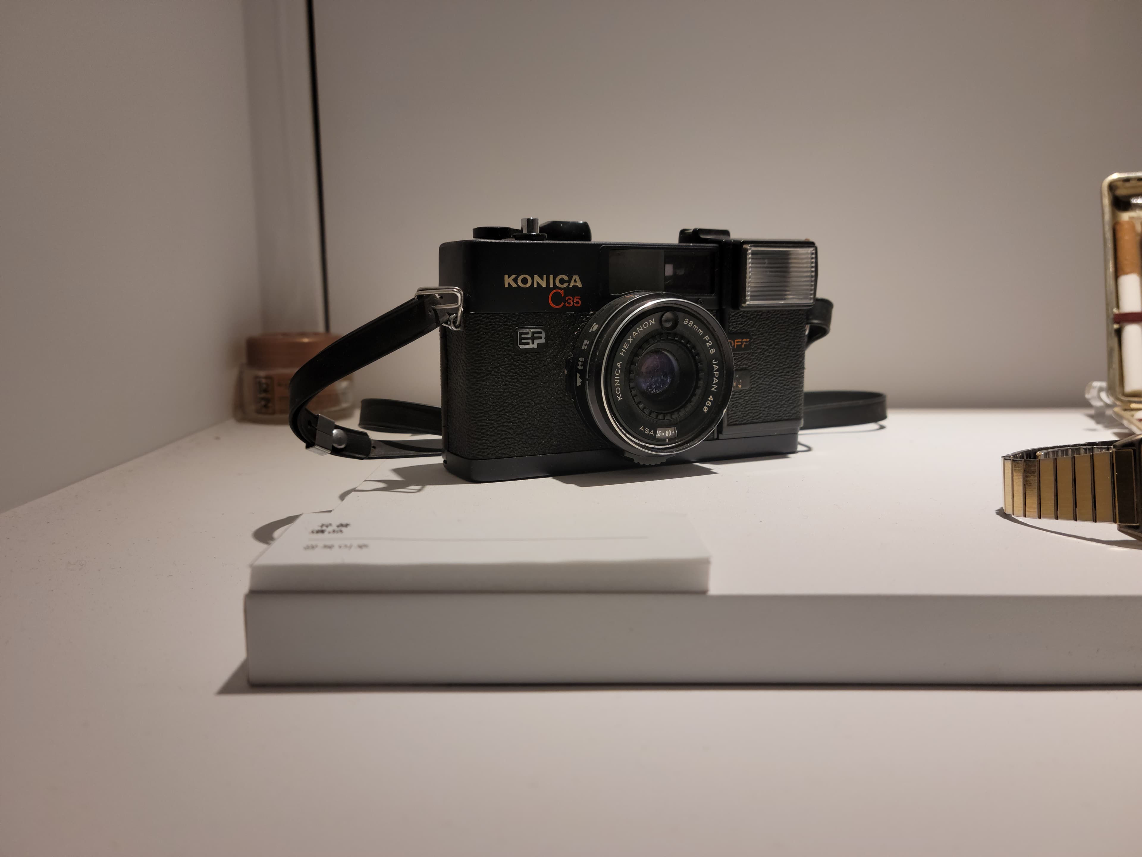 Konica C35 EF (1975) — rangefinder-35mm film camera