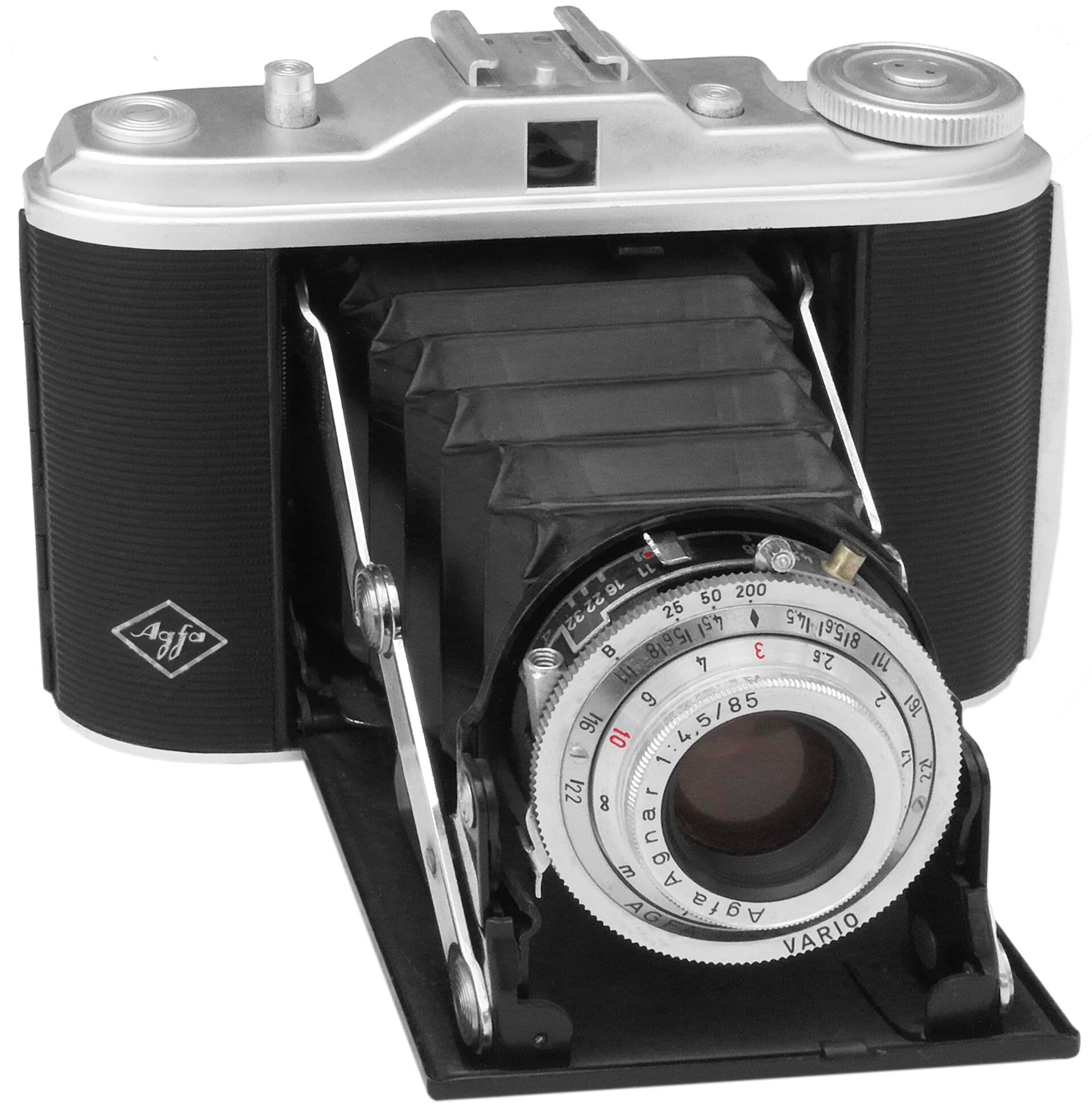 Agfa Isolette I (1952) — rangefinder-medium-format film camera