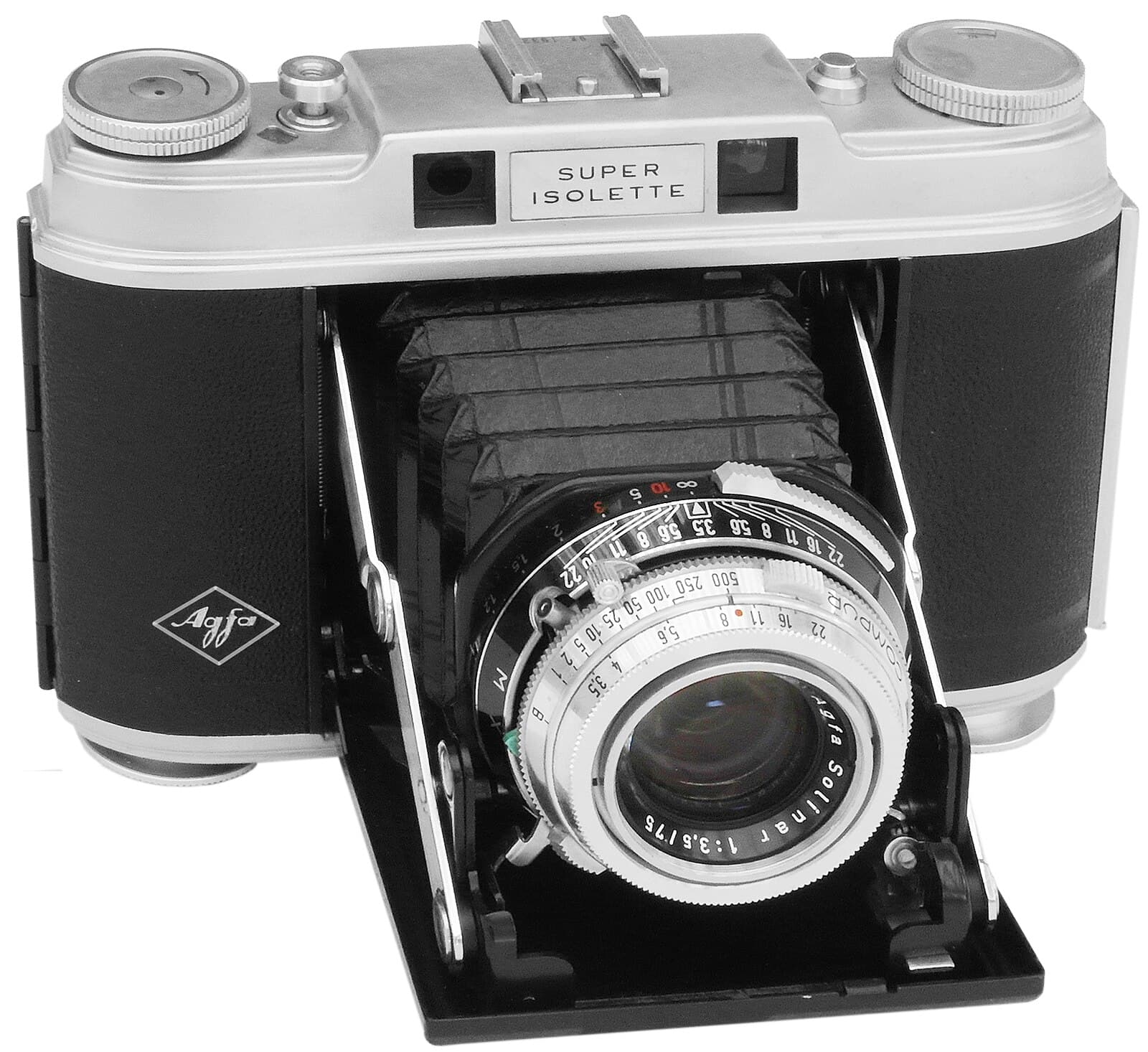 Agfa Super Isolette (1954) — rangefinder-medium-format film camera