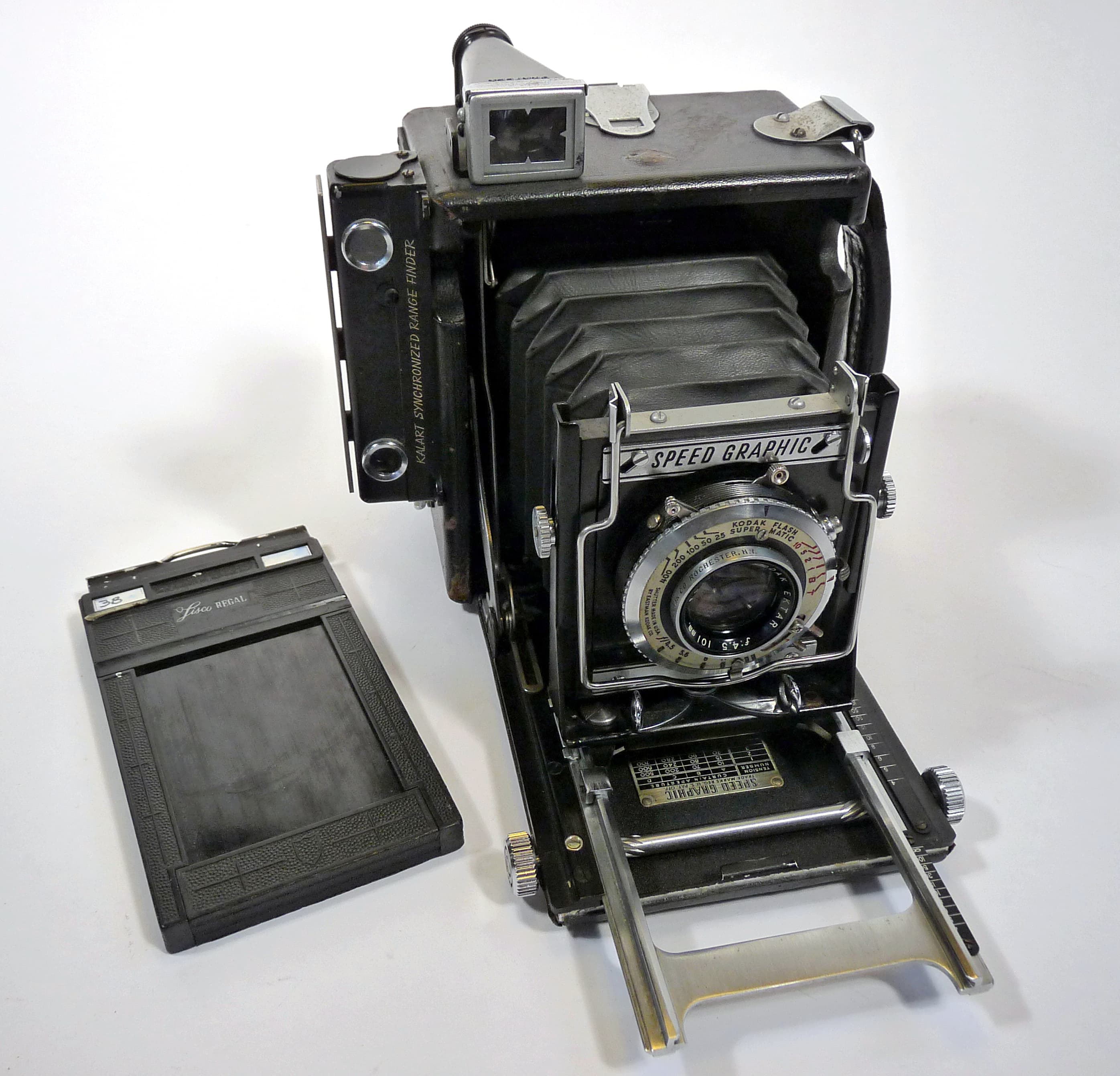 Graflex Anniversary Speed Graphic (1940) — view-large-format film camera